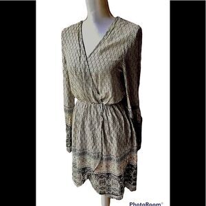 NWT Code Carly cotton crossover dress